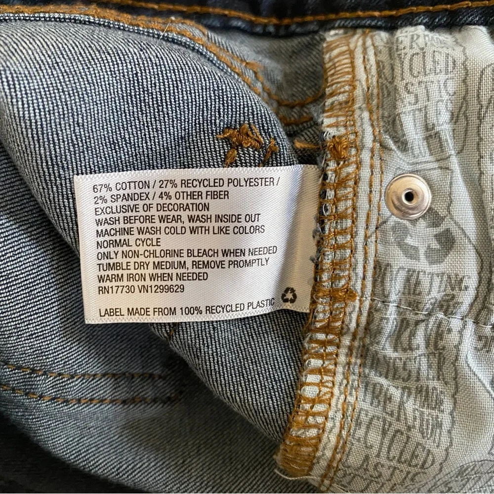 Cat & Jack Girls Embroidered Flower High Rise Skinny Ultimate Stretch Blue Jeans